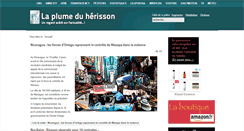 Desktop Screenshot of laplumeduherisson.com