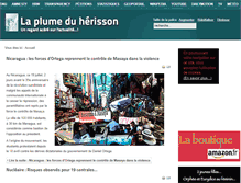 Tablet Screenshot of laplumeduherisson.com